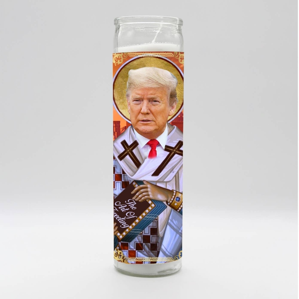 Donald Trump candle